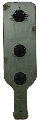 Tqoiozxa Wandmontiertes Retro-Weinregal Aus Massivem Holz, Vintage hängendes wandmontiertes Weinregal aus Massivholz, Geeignet Für Häuser, Bars Und Restaurants(09)