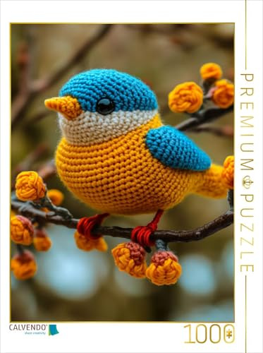CALVENDO Puzzle EIN Motiv aus dem Kalender Süße Häkeltiere - Inspirationen für das ganze Jahr | 1000 Teile Lege-Größe 64 x 48 cm Foto-Puzzle für glückliche Stunden
