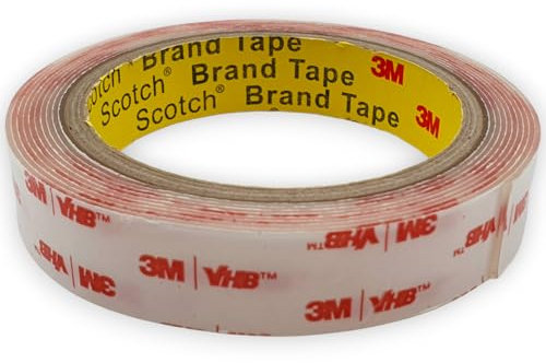 3M Klebeband doppelseitig Original VHB 4910 doppelseitiges Klebeband transparent (20mm x 3 Meter)