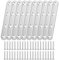 TINA.WIN 10 StüCk Edelstahl Flachverbinder Mit 40 Schrauben，Edelstahlwinkel，Flachwinkelwinkel， FüR Befestigung Schreibtisch，HolzmöBeln，Menyiyds，MöBel，SchräNke（Silbrig）