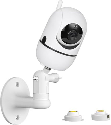 Support réglable pour moniteur bébé HelloBaby HB6550/HB65/HB40/HB66/HB248, ANMEATE SM935E, sans perçage, support intérieur/extérieur, gardez votre bébé sous votre vue à tout moment (appareil photo non