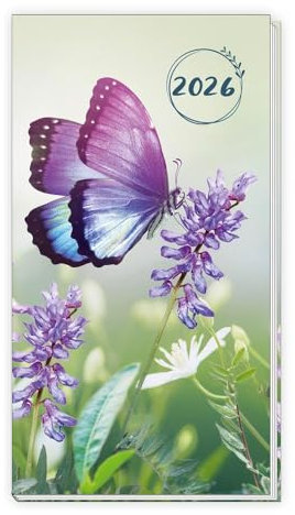 TRÖTSCH - Taschenterminer Schmetterling 2026: Wochenkalender