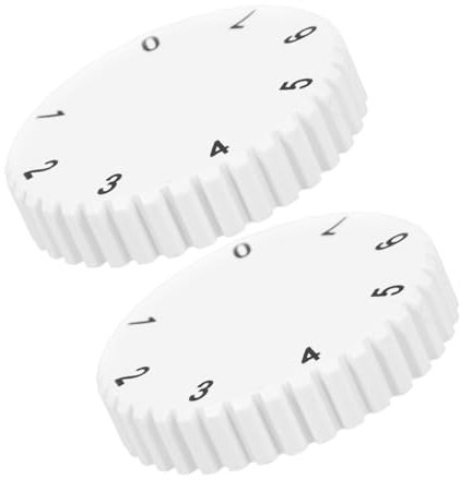 SHINEOFI 2pezzi Manopole Termostato Frigorifero in Plastica Resistente Ricambio Per Precisa Gradi Frigo Congelatore Sostituzione Facile e Compatibile Camper e Vari Modelli