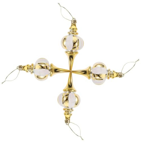 Cabilock 4piezas Adornos Colgantes para Árbol De Navidad Decoraciones Navideñas con Diseño Tematizado para Fiestas y Hogar