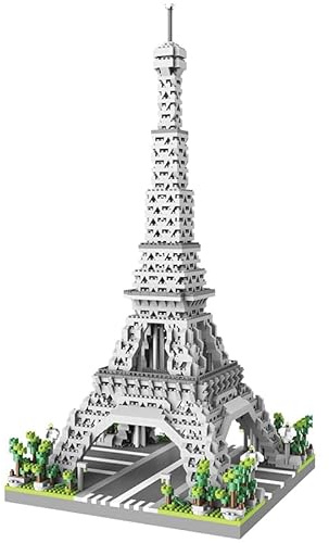 2600Pcs Architecture Mini Building Blocks Set for Adults - Micro Toy Building Bricks Model Kit - Educational Architecture Model Gift for Teens and Adults Age 14+