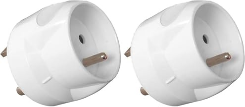 Adaptateur M 20A en F 16A Blanc (Lot de 2)