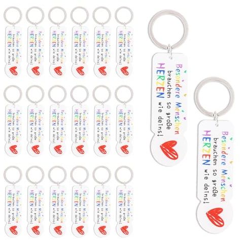 Qiuvpop 20 Sets Einkaufswagenlöser, Dankeschön Geschenke, Kleine Geschenke für Kollegen, Glücksbringer, Einkaufswagenchip Schlüsselanhänger, Geschenk Erzieherin Kollegen und Freunde