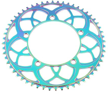KTUXZCI 8/9/10/11 Gang Kettenblatt (130) für Fahrräder mit geringem Gewicht und geräuscharmer Technologie. Geeignet für Mountainbikes. 54T/56T Kettenblatt/Ritzel für