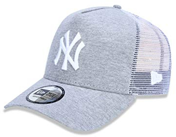 New Era New York Yankees Jersey Essential A-Frame Adjustable Trucker Cap - One-Size