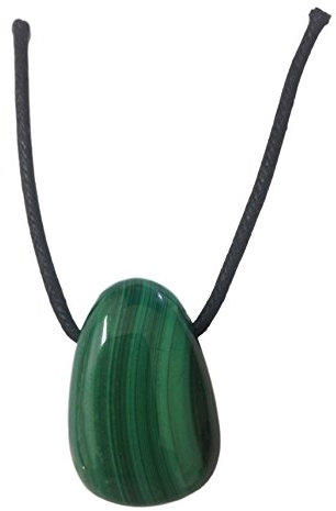 WLM Pendentif percé en Malachite