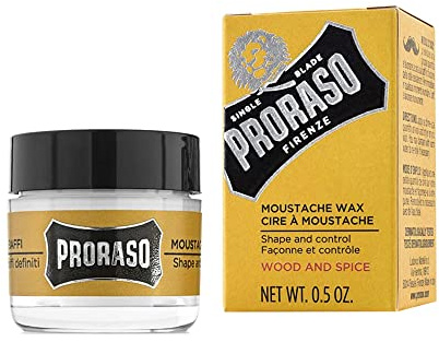 Proraso Moustache Wax Wood & Spice Pack of 3 x 15 ml
