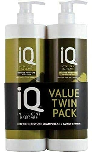IQ Intelligent Haircare Intense Moisture Shampoo & Conditioner, 1000 ml