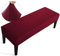 Fuloon Universal-Bezug für Esszimmer-Bank, elastisch, Stuhlhusse, für Esszimmer, abnehmbar, Bezug für Esszimmerstuhl, Esszimmer(Rot)