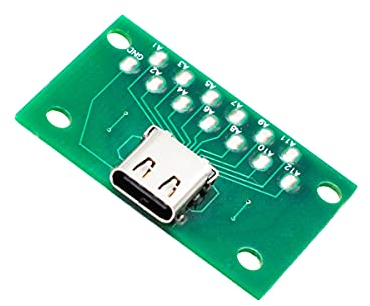 WLGQ USB 3.1 Type C avec Prise de Test PCB USB-C Femelle