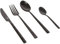Bo-Camp Camping Besteckset Corson Reise Besteck Set Essbesteck Edelstahl 16tlg schwarz
