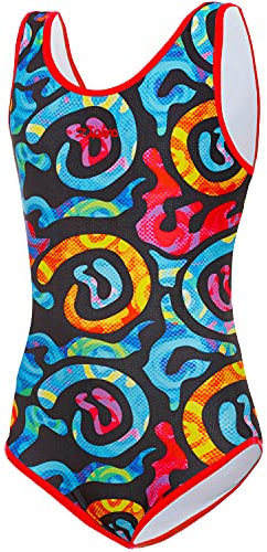 Zagano Badeanzug Mädchen 7003 - badeanzüge für Mädchen -swimsuite for Girls - Bademode für Mädchen, Badeanzug Kinder UV-beständig Schwimmanzug Kinder rot blau orange Gr. 158
