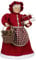 Christmas Paradise stehende Weihnachtsfrau Ida Dekofigur Mrs. Santa Rot 45cm
