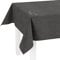 LILENO HOME Tischdecke abwaschbar [140x180cm] in Anthrazit - Gesäumte Polypropylen Gewebe Tischdecke wasserdicht mit Fleckschutz