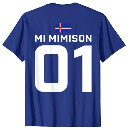 Lustiges Vatertag Island MiMiMi MI MIMISON Trikot Spaß T-Shirt