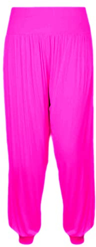 Girls Harem Pants Ali Baba Trousers Loose Casual Baggy Pant Sports Dance Elastic Yoga Leggings Childrens Flared Fancy Dress Kids Comfy Relaxed High Waist Trouser Cerise 13-14 Years