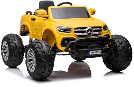 Mercedes DK-MT950 Voiture de batterie 4 x 4 Doré/jaune laqué