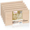 BBQ-Toro Lot de 6 Planches à Fumer en 100% Bois de hêtre - 30 x 15 x 1 cm - Planche à Barbecue pour créer des arômes de fumée pour Poisson, Viande, légumes, pâtisseries - Planche pour Barbecue