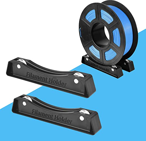 EMAGEREN 2 Stücke 3D Drucker Filament Halter 3D Druckmaterialien Filament Spulenhalter 3D Drucker Filament Abroller 3D Drucker Filamenthalter Mit Kugellagern für PLA/ABS/TPU/Nylon 3D-Druckermaterial