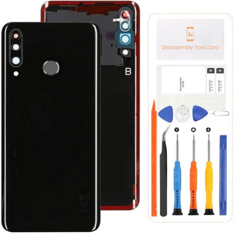 Coque arrière pour Huawei P30 Lite avec capteur d'empreintes digitales (Noir,48MP)