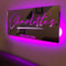 mxn Miroir De Chambre à Coucher Personnalisé, Lumineux Miroir LED, Panneau Néon Personnalisé avec Lumières LED, Décoration Murale pour Chambre à Coucher, Bar, Décoration D'intérieur, 80x40 cm