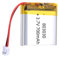 Batterie Lithium-ION Polymère 3.7V 700mAh 803030 Lipo Batterie Remplacement Rechargeable Lithium-ION pour Accessoire d'avion Drone RC