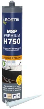 BOSTIK MSP H750 PREMIUM Crema, Adhesivo-Sellador Profesional, Alta Resistencia, Sellado Elástico y Duradero, Sostenible, Interior y Exterior, Cartucho 290 ml