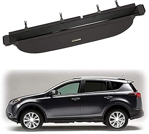 GCTRICL Auto Laderaumabdeckung Kofferraum für RAV4 2006-2012,Kofferraum Schutz Abdeckung Laderaumabdeckung,Auto Laderaumabdeckung Kofferraumabdeckung Rollo,A