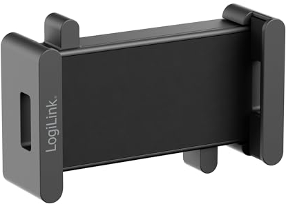 Logilink BP0204 - Klemmhalterung für 4,7–15 Geräte an Monitorarme (VESA 75x75), Farbe: Schwarz