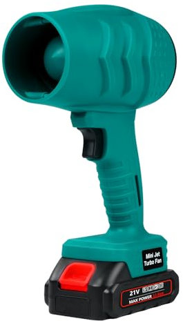 TICFOX Turbo Jet Blower, ventilatore per asciugatrice per auto, 35000 giri/min, ventole a turbo per la rimozione della polvere, bolle di foglie