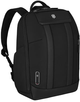 Victorinox Architecture Urban2 City Backpack, Laptop/Tablet Rucksack, Mehrzweck-Daypack, Trolley-Riemen, Damen/Herren, 17 l, Schwarz