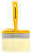 WOLFPACK LINEA PROFESIONAL Brocha Profesional Techos 140x40 mm. Cerda Blanca. Mango Ergonomico, Con Gancho. Brocha Pintura, Brocha Pintor Profesional