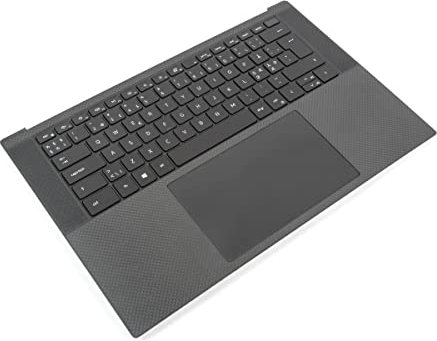Dell XPS 9500/9510/9520/9530 Palmrest, Touchpad & NORDIC Backlit Keyboard - 0YJMW4 + 0H2GJT (VDMCT) (Renewed)