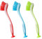 WYAN 3 Piezas Cepillo Limpieza, Cepillo para Platos, Cepillo para Platos con Mango, para Fregar sartenes, ollas, Limpieza de fregaderos de Cocina (Rojo, Verde, Azul)