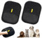 LIDEYE 2 Stück Fellmagnet Handschuhe, Wiederverwendbare Pet Hair Remover Glove Für die Pflege und Entfernung Unerwünsch für Glattes und Gesundes Fell, Für Kleidung, Möbel und Sofa