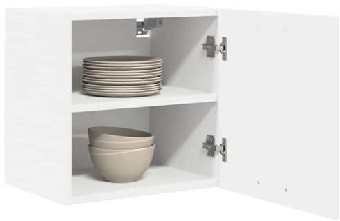 vidaXL Hängeschrank Weiß 40 x 31 x 40 cm Holzwerkstoff | Schlanke Linien mit minimalistischem Ansatz, Holzwerkstoff bietet Stärke und Langlebigkeit, Einfach zu reinigen und zu