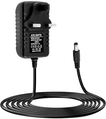 6V 1A Power Supply Adapter, AC/DC Adapter 100-240v 50/60hz with 5.5x2.5mm | Wall Mount Charger for Blood Pressure LED Strip Lights CCTV Camera Toys Electric Fans Sensors