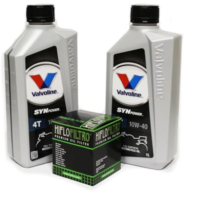 Valvoline Motoröl 10W-40 SYNPower Motor Öl API SN 4T 1L Kompatibel mit YAMAHA MOTORCYCLES XC TDM FZ XVS CRYPTON