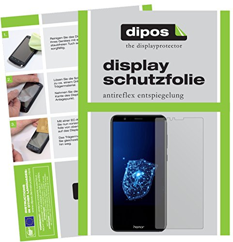 dipos 2x Matte Screen Protector for Huawei Honor 7X | Ultra-Thin, Anti-Glare, Anti-Reflective, Perfect Fit, Anti-Scratch, Bubble-Free, Fingerprint Compatible, Easy Installation