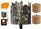 Gartenfackel Eule Metall m. 2 Holzfeuer Höhe 127 cm, Gartendeko, Fackel, Sommer