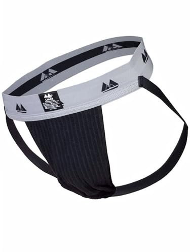 MM Adult Supporter BIKE´s Original No. 10 Vintage Jock 2 Inch - Fb. schwarz - Gr. S -Doppelpack