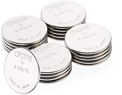 2016 Battery Pack of 20-3V CR2016 / DL2016-3 Volt Lithium coin cell batteries - Button Batteries ideal for: Casio watch/Car Key battery-Suitable for everyday use in a variety of devices