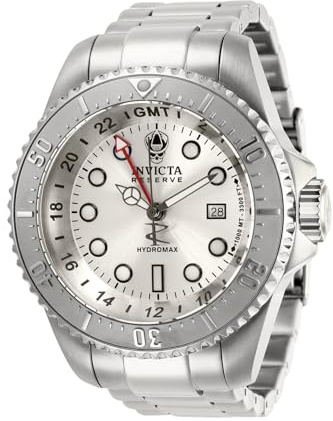 Invicta 29726 Hydromax Men's Wrist Watch Stainless Steel Quartz Silver Dial