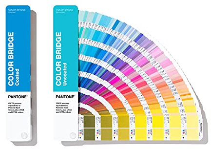 Pantone GP6102A Colour Bridge Guide Set Coated & Uncoated - Deux nuanciers portables organisés par ordre chromatique