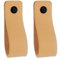 Brute Strength - Ledergriffe für Möbel - Natur - 2 Stück - 16,5 x 2,5 cm - Schrankgriff, Türgriff für Küche, Bad, Schränke, Kommode, Holz