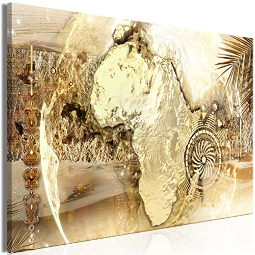 decomonkey Bilder Abstrakt 120x80 cm 1 Teilig Leinwandbilder Bild auf Leinwand Vlies Wandbild Kunstdruck Wanddeko Wand Wohnzimmer Wanddekoration Deko Afrika